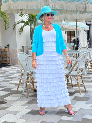 LULU-B WHITE CHA CHA MAXI DRESS