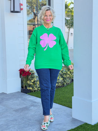 Glitter St. Pattys Day Sweatshirt - Womens St. Patricks Day Cathys Place