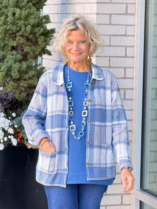 FALL BLUES CARDIGAN Cathys Place