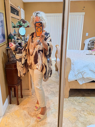 Sofia Swirl Kaftan TINA Stephens Italy/Tees By Tina