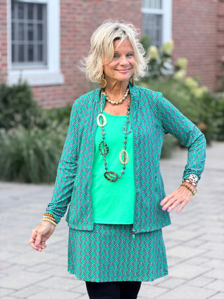 LULU B GREEN SKORT LULU-B