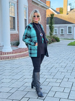 SOUTHERN NIGHTS TEIL POCKET SWEATER