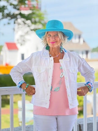 COTTON CANDY COAST LINEN JACKET Cathys Place