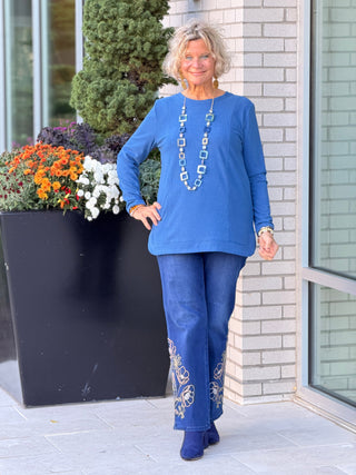 AUTUMN BLUE STYLING TOP Cathys Place