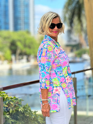 SANDY BEACH COLOR TUNIC