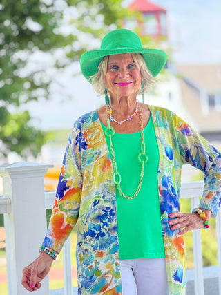 Lulu B Coastal Green Hat Cathys Place