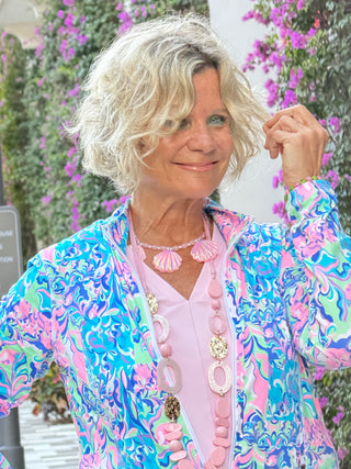 Pink Pearl Shell  Necklace - Cathys Place