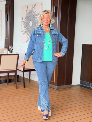 Ethyl Fit To Flare Pant - Great Falls ETHYL JEANS