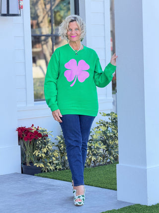 Glitter St. Pattys Day Sweatshirt - Womens St. Patricks Day Cathys Place