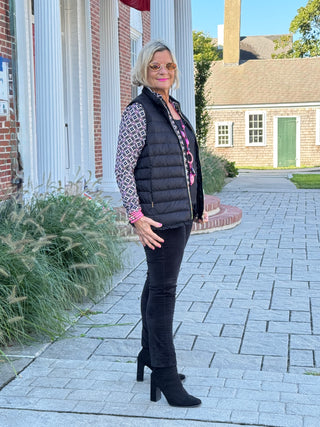 Lulu B Harbor Diamond Full Zipper Jacket
