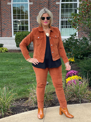 LULU-B  COPPER VELOUR JACKET