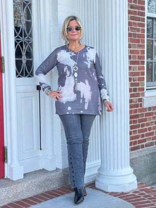 SHADES OF GRAY SWEATER
