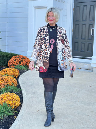 One Size Urban Wild – Leopard Print Blazer PREORDER SHIPS OCTOBER 31 Cathys Place