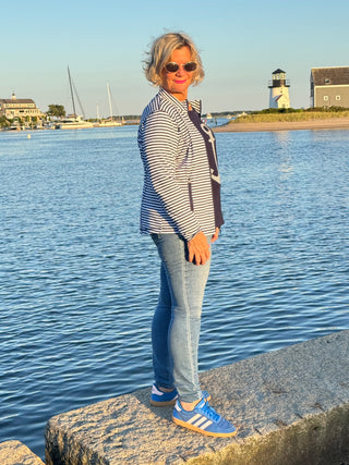 NAVY ANCHOR SWEATER