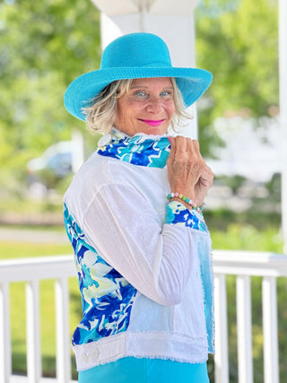 CAPE COD BREEZE LINEN JACKET TANGO MANGO