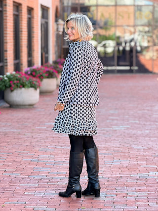 LULU B BOCA CHIC SHIFT RUFFLE DRESS Cathys Place