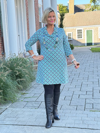 Lulu B Bay Club Ruffle Sleeve Dress