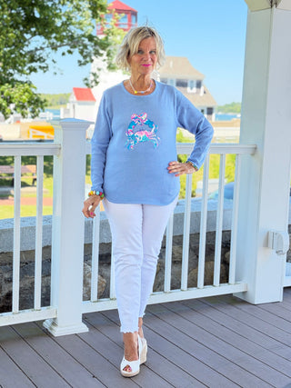 BEACH CLUB PERRI CRAB SWEATER LULU-B
