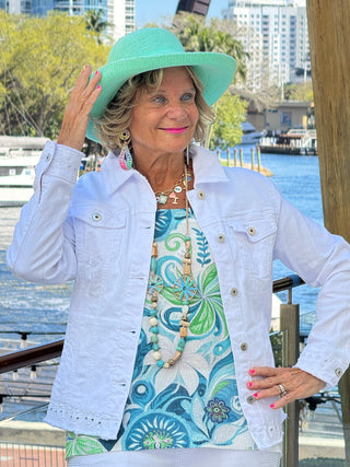 Ethyl Eyelet Elegance Jacket - Delightful