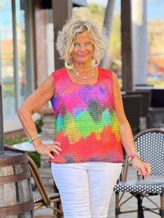 ETHYL ARTWORK TANK ETHYL JEANS