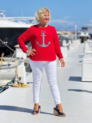 NAUTICAL STRIPE SWEATER LULU b