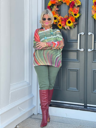 OLIVE POCKET LEGGINGS
