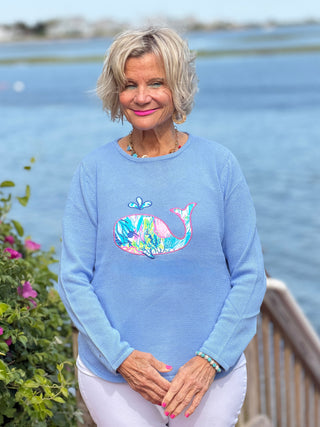 BEACH CLUB PERRI WHALE SWEATER LULU-B