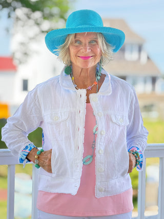 COTTON CANDY COAST LINEN JACKET Cathys Place