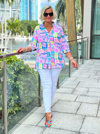 SANDY BEACH COLOR TUNIC