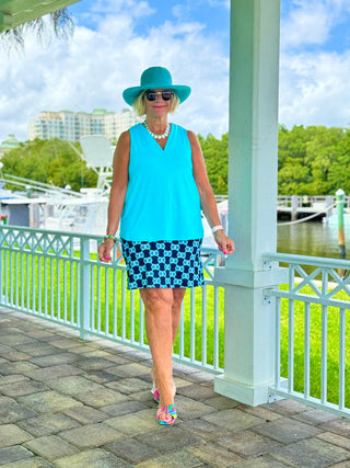 BLUE MEDALLION SKORT