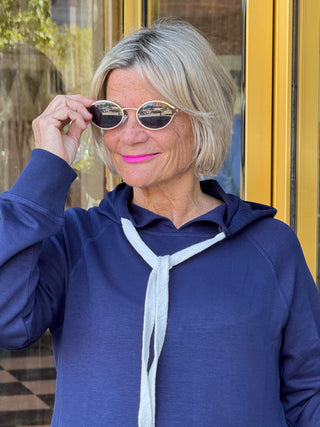 Lulu b kangaroo Navy scuba dress