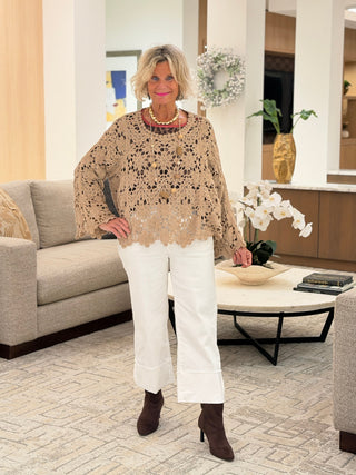 AUTUMN STYLE STYLING  CROCHET TOP Cathys Place