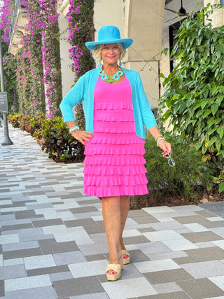 HOT PINK CHA CHA DRESS