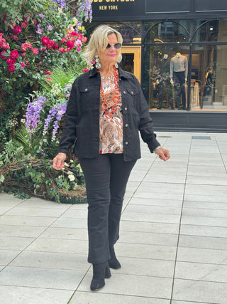 LEOPARD TAN FASHION TOP