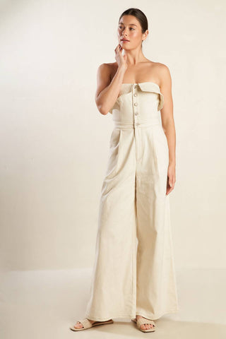 WEEKEND GETAWAY WOVEN JUMPSUIT