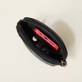 PINK PUFFER CROSSBODY BAG