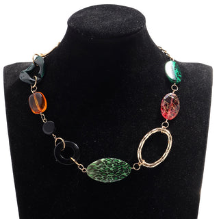 Bohemian Style Leopard Print Necklace Cathys Place