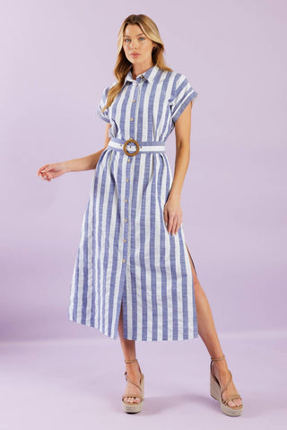 WOULD'VE BEEN THE ONE WOVEN MIDI DRESS