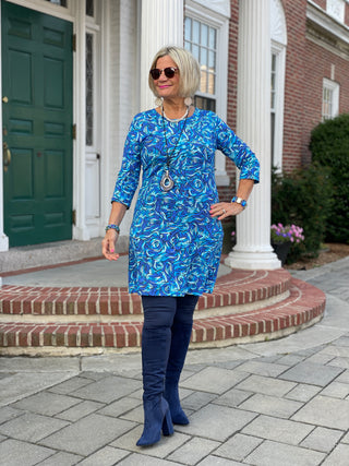 FANTASIA BLUE DRESS SLEEVE