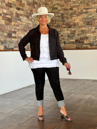 LULU-B BLACK PEARL JEANS - Cathys Place