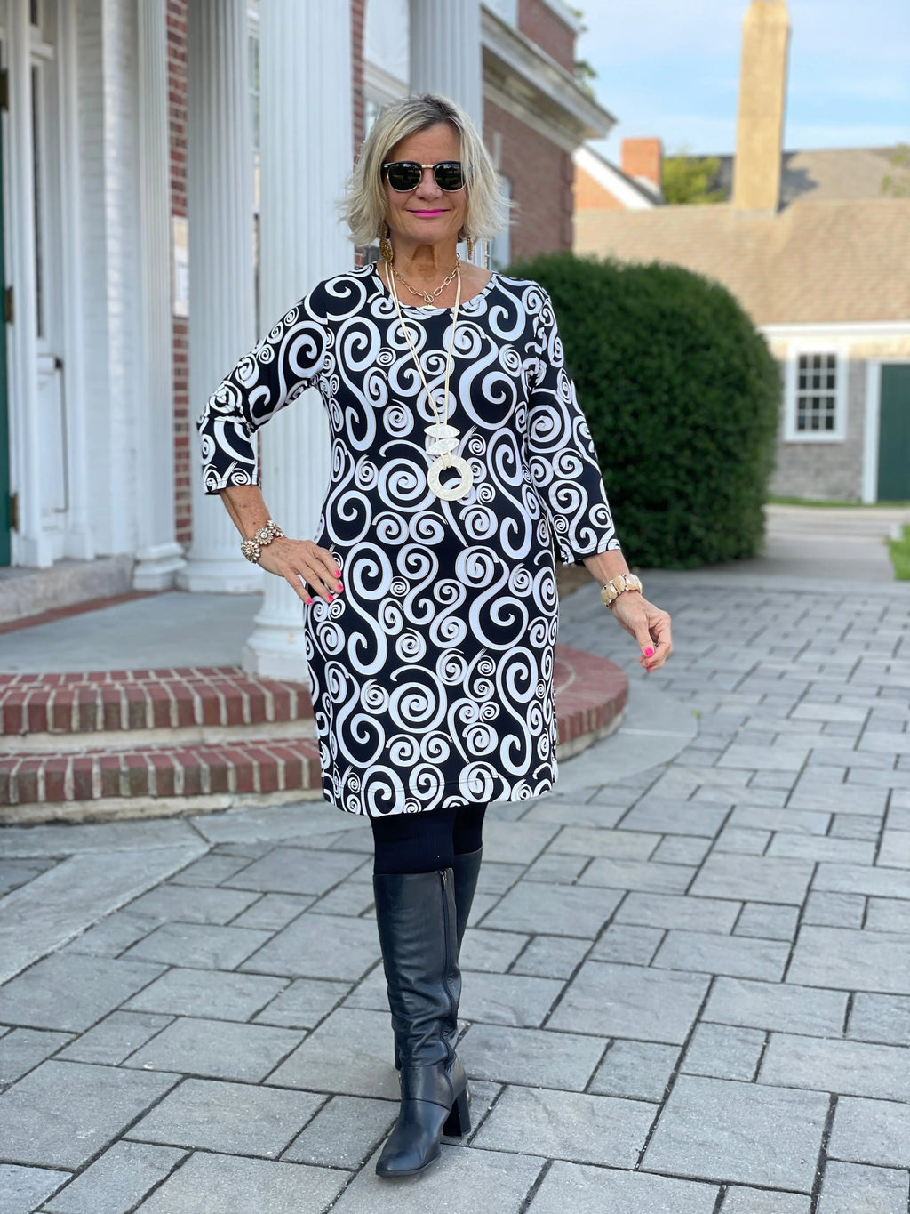 INFINITY CHIC SLEEVE DRESS – Cathys Place