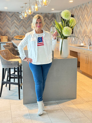 LULU-B DENIM NAVY ANCHOR DENIM