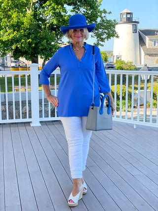 BLU TUNIC