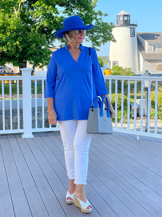 BLU TUNIC