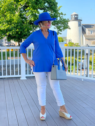 BLU TUNIC