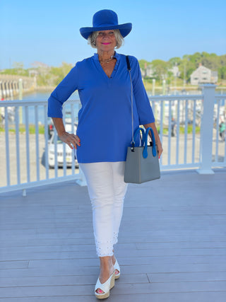 BLU TUNIC