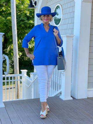 BLU TUNIC