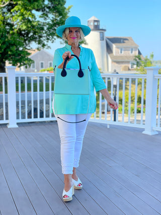 SEAGLASS AQUA TUNIC