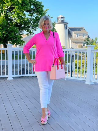 HOT PINK TUNIC