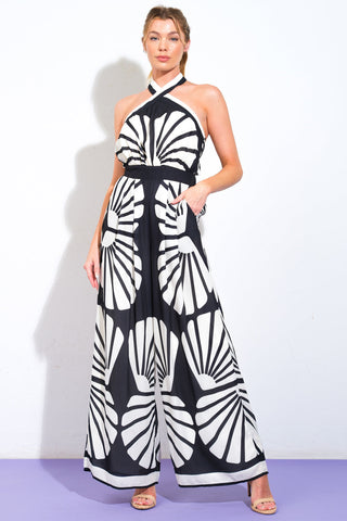 LOVELY EXISTENCE WOVEN JUMPSUIT